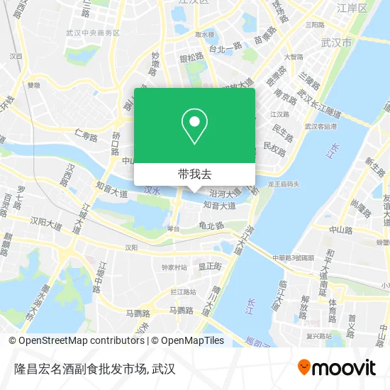 隆昌宏名酒副食批发市场地图