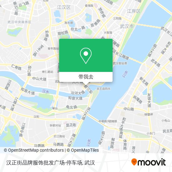 汉正街品牌服饰批发广场-停车场地图
