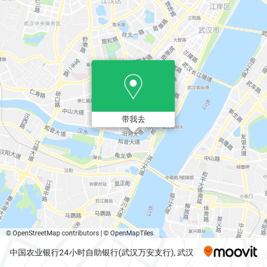 中国农业银行24小时自助银行(武汉万安支行)地图