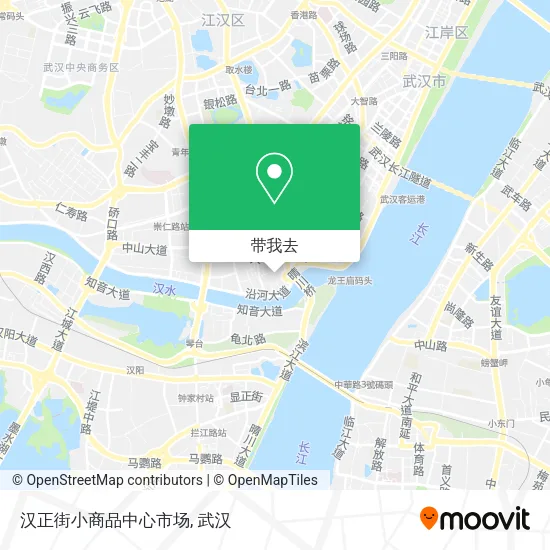汉正街小商品中心市场地图