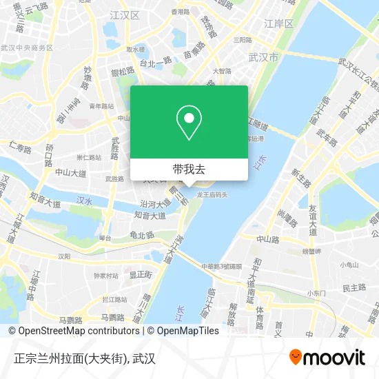 正宗兰州拉面(大夹街)地图