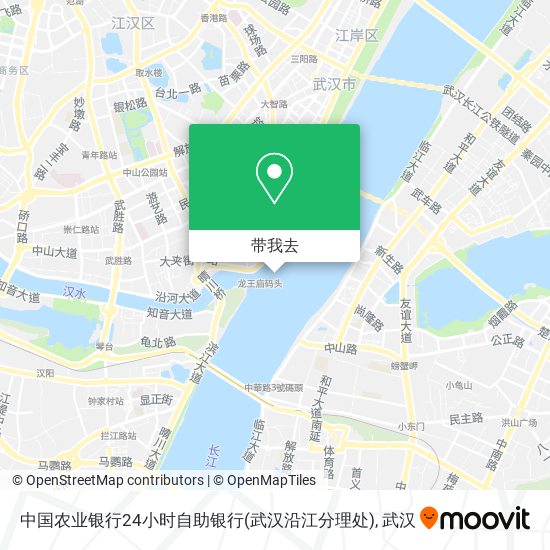 中国农业银行24小时自助银行(武汉沿江分理处)地图