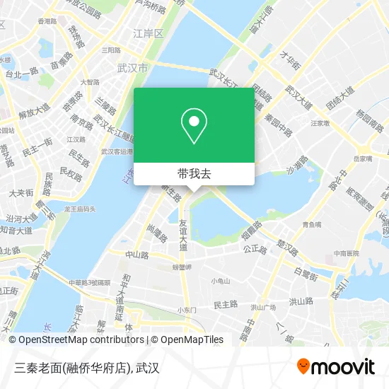 三秦老面(融侨华府店)地图