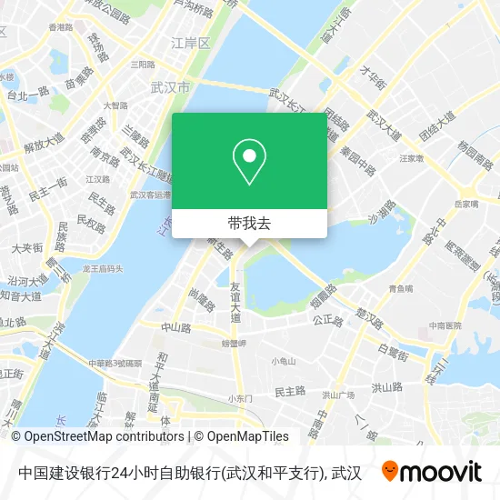 中国建设银行24小时自助银行(武汉和平支行)地图