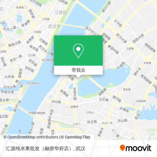 汇源纯水果批发（融侨华府店）地图