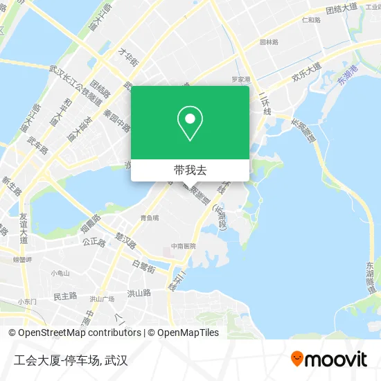工会大厦-停车场地图