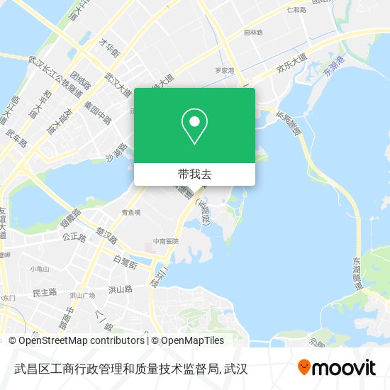 武昌区工商行政管理和质量技术监督局地图