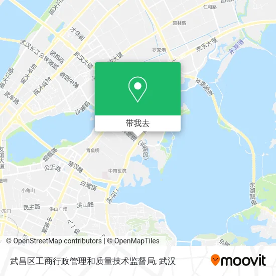 武昌区工商行政管理和质量技术监督局地图