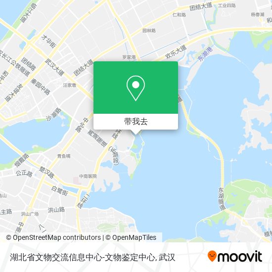 湖北省文物交流信息中心-文物鉴定中心地图