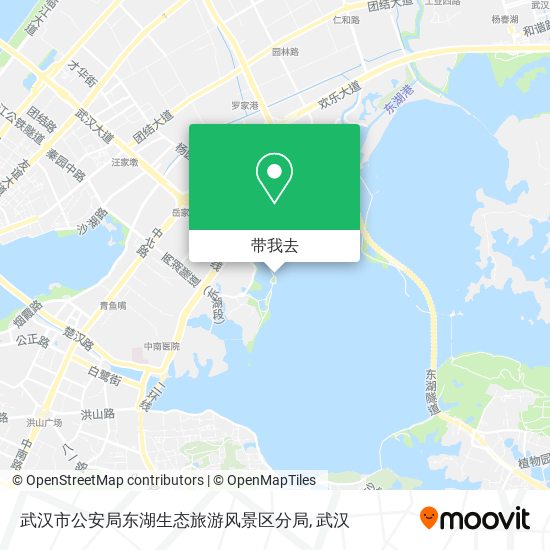 武汉市公安局东湖生态旅游风景区分局地图