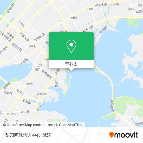 梨园网球培训中心地图