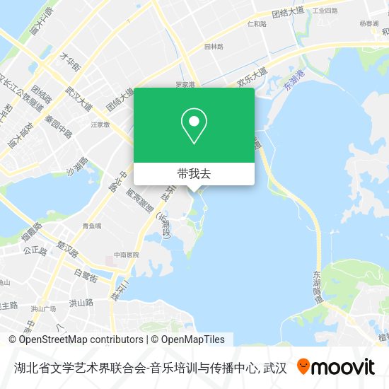 湖北省文学艺术界联合会-音乐培训与传播中心地图