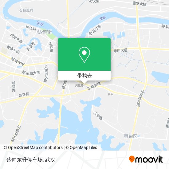蔡甸东升停车场地图