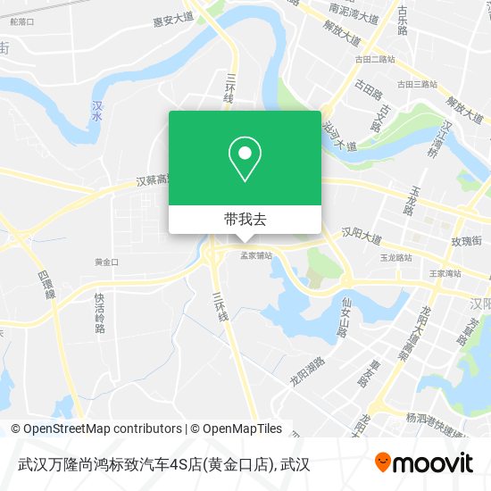 武汉万隆尚鸿标致汽车4S店(黄金口店)地图