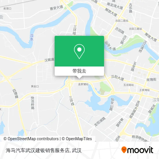 海马汽车武汉建银销售服务店地图