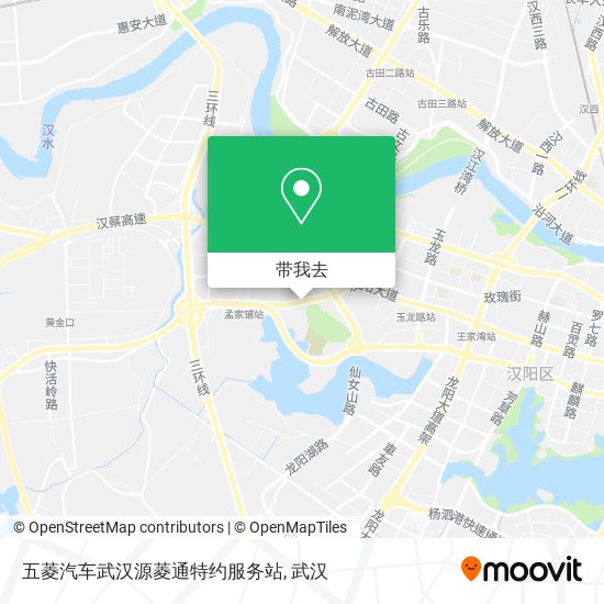 五菱汽车武汉源菱通特约服务站地图