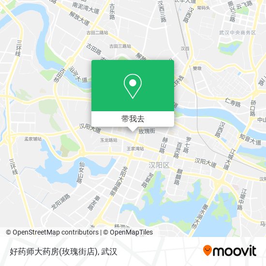 好药师大药房(玫瑰街店)地图