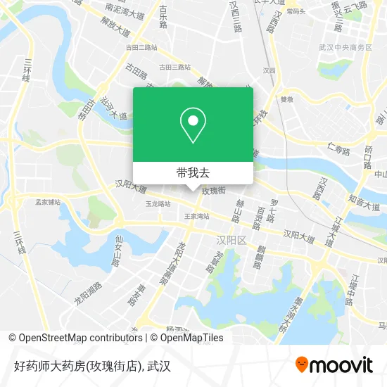 好药师大药房(玫瑰街店)地图