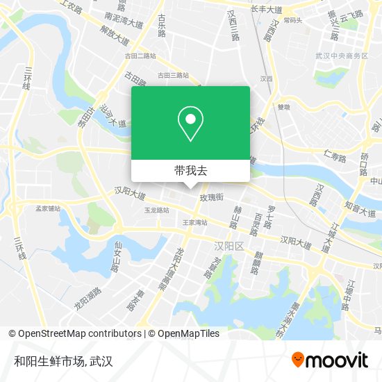 和阳生鲜市场地图