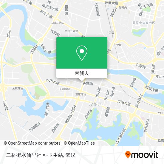 二桥街水仙里社区-卫生站地图