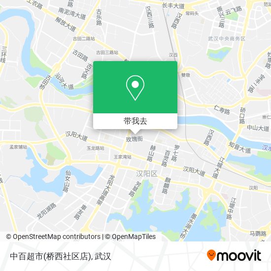 中百超市(桥西社区店)地图