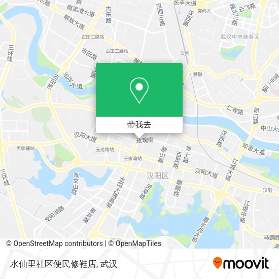 水仙里社区便民修鞋店地图