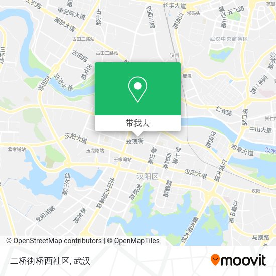 二桥街桥西社区地图