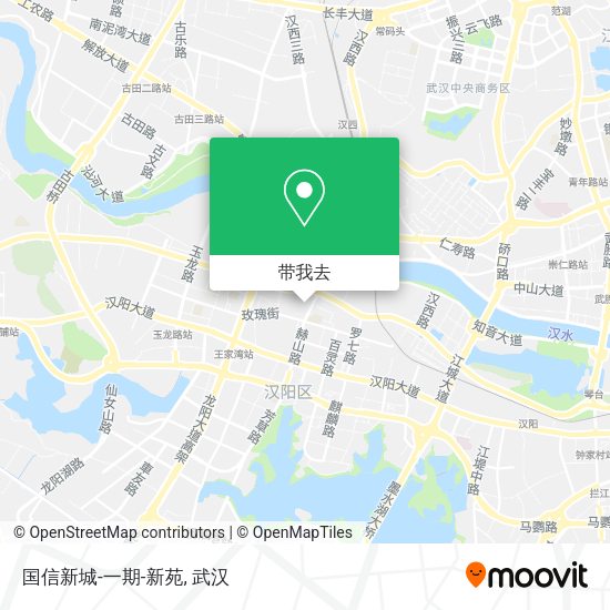 国信新城-一期-新苑地图