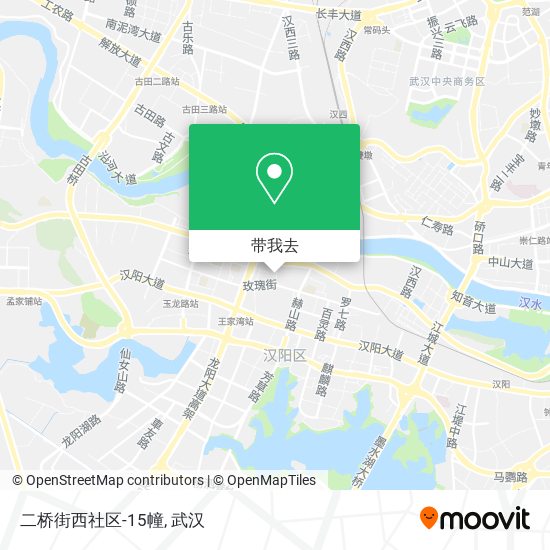 二桥街西社区-15幢地图