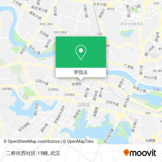 二桥街西社区-15幢地图