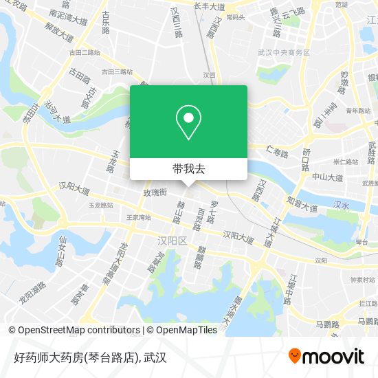 好药师大药房(琴台路店)地图