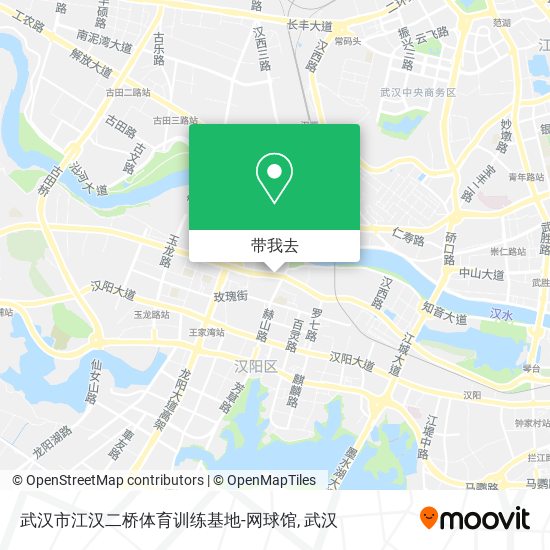 武汉市江汉二桥体育训练基地-网球馆地图