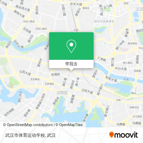 武汉市体育运动学校地图