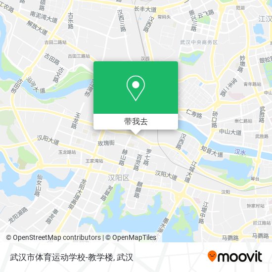 武汉市体育运动学校-教学楼地图