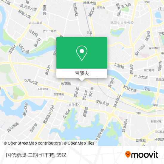 国信新城-二期·恒丰苑地图