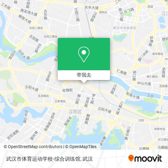 武汉市体育运动学校-综合训练馆地图