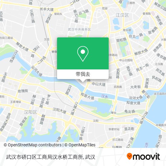 武汉市硚口区工商局汉水桥工商所地图