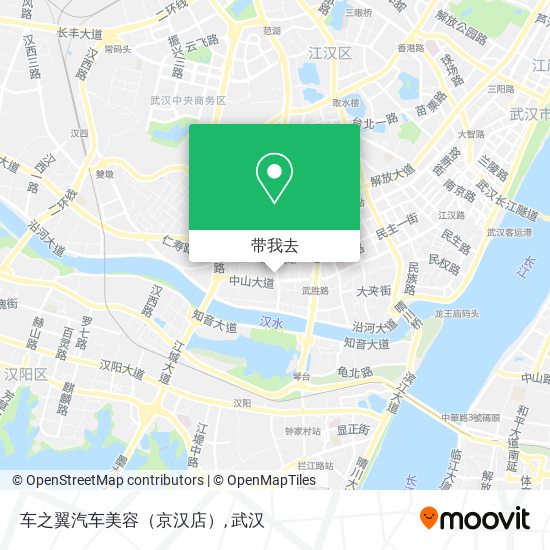 车之翼汽车美容（京汉店）地图