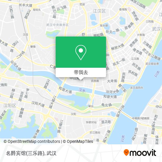 名爵宾馆(三乐路)地图