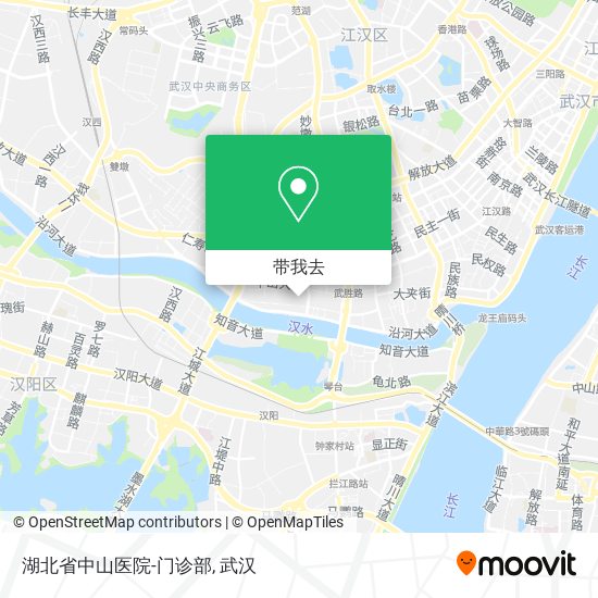 湖北省中山医院-门诊部地图