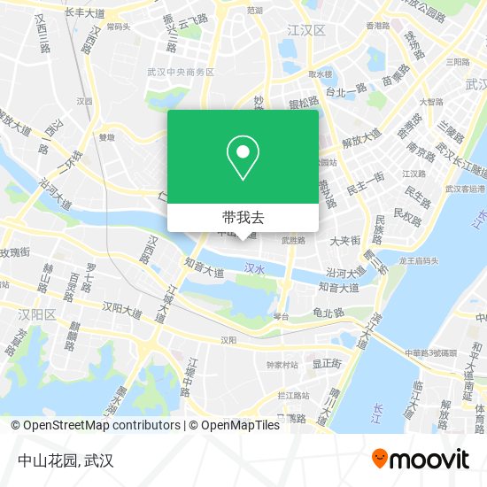 中山花园地图