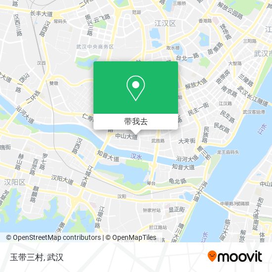 玉带三村地图