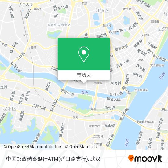 中国邮政储蓄银行ATM(硚口路支行)地图