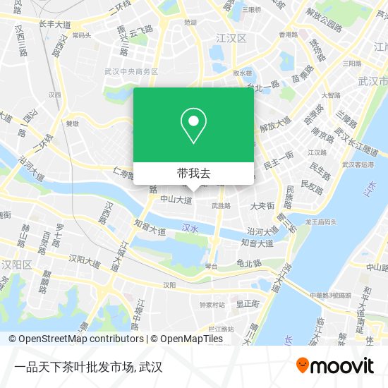 一品天下茶叶批发市场地图