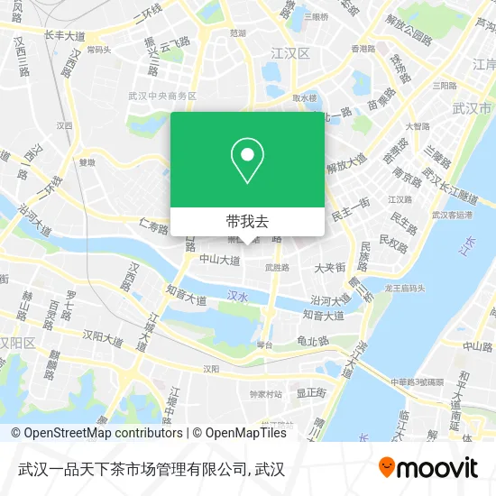 武汉一品天下茶市场管理有限公司地图