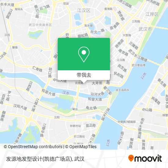 发源地发型设计(凯德广场店)地图