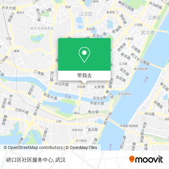 硚口区社区服务中心地图