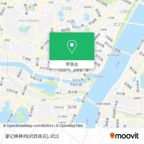 廖记棒棒鸡(武胜路店)地图