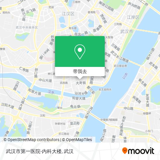 武汉市第一医院-内科大楼地图