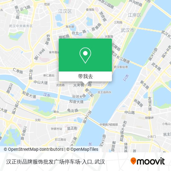 汉正街品牌服饰批发广场停车场-入口地图